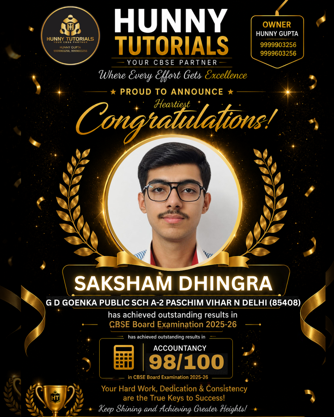 Topper Achievement Board