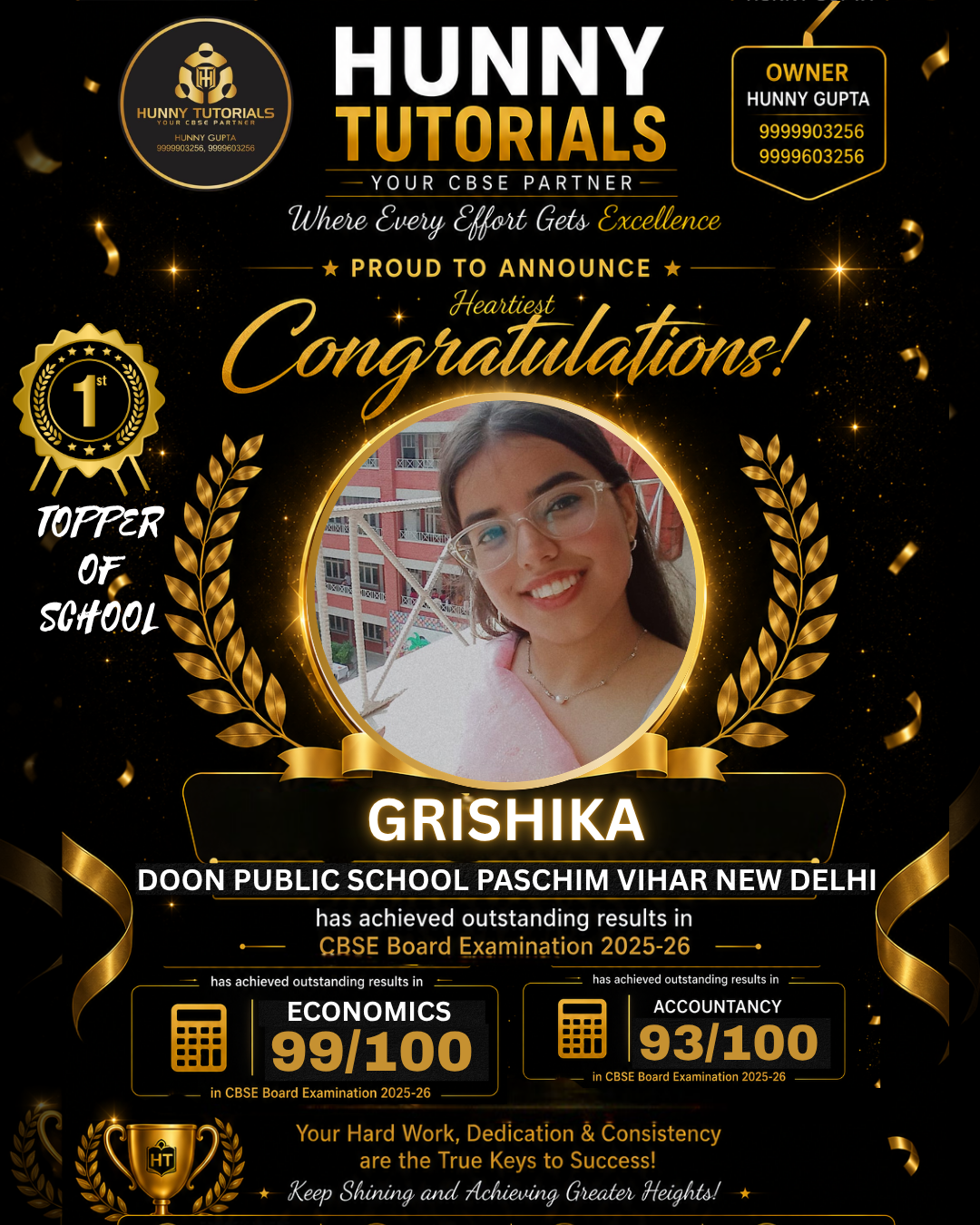 Topper Achievement Board