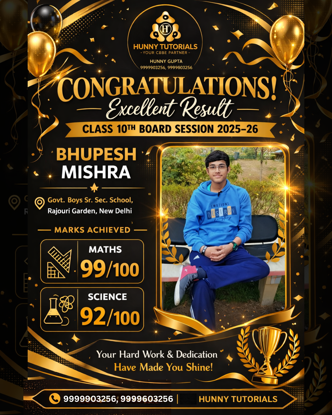 Topper Achievement Board