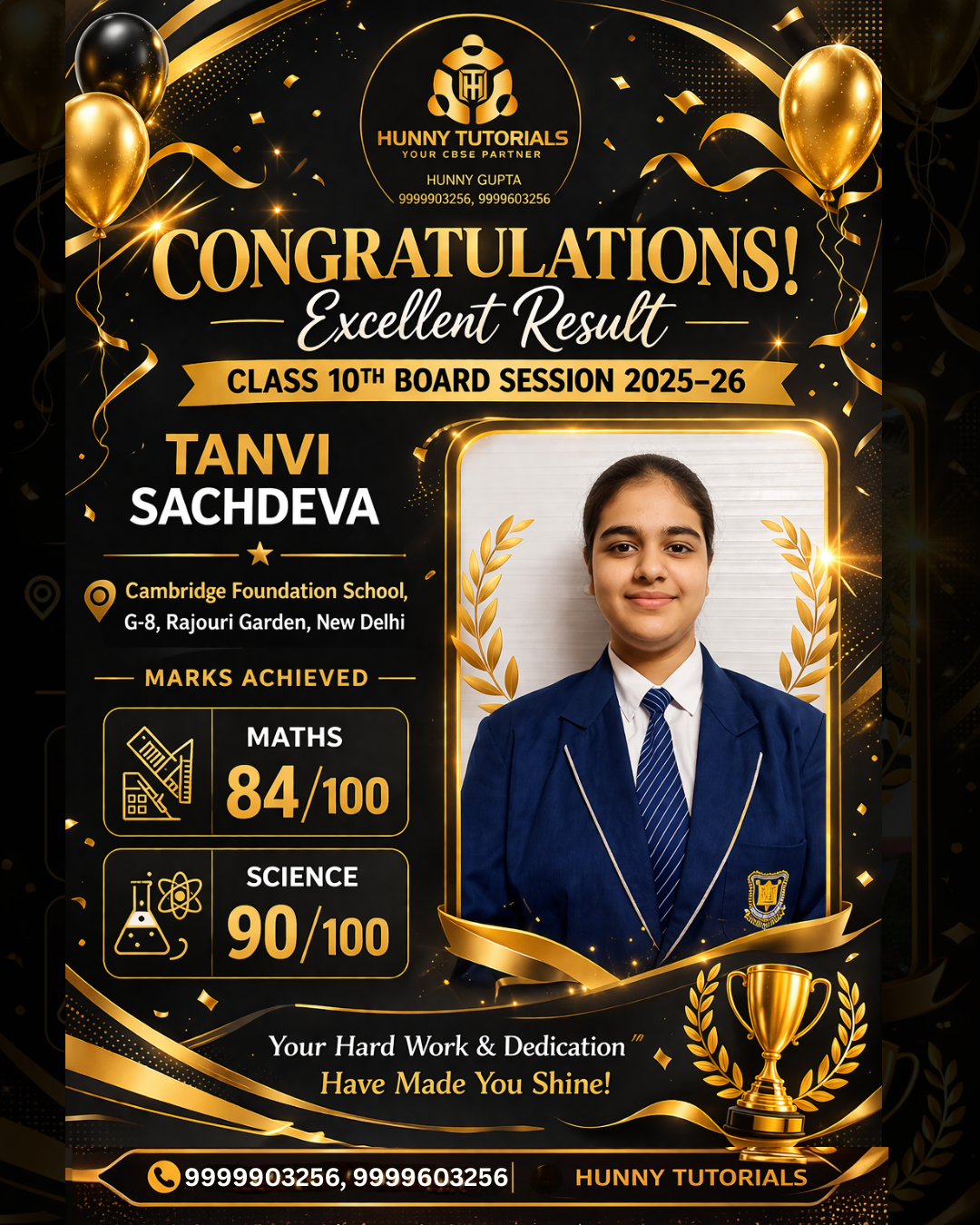 Topper Achievement Board